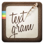 textgram android application logo